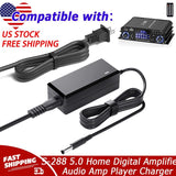 12V AC/DC Adapter Charger For S-288 5.0 Home Digital Amplifier Audio Amp Player