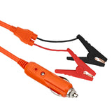 6.6FT 14AWG Cigarette Lighter Plug to Alligator Battery Clip Connector Lead-Acid