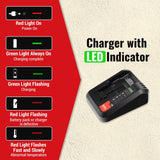 Fast Charger For Black and Decker 20V Lithium Battery Charger LCS1620 /LCS1620B