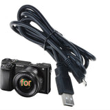 USB Cable for Sony Alpha a6000 a6300 a6400 a6500 a5100 a5000 A77II A7IIK,A99II