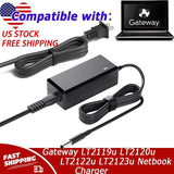 AC Adapter For Gateway LT2119u LT2120u LT2122u LT2123u Netbook Cord Charger 40W