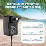 12.6V AC Adapter For AIPER Seagull Plus Cordless Robotic Pool Cleaner