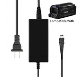 AC Adapter Charger for Canon VIXIA HF R600 R606 Camcorder