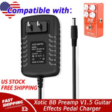 9V AC Adapter For Xotic BB Preamp V1.5 Guitar Effects Pedal Charger Power Supply