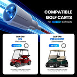 15A48 V Golf Cart Charger for Club Car 3-Pin Round Plug for Lead Acid Battery