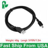 4ft USB to Mini USB Power Cable Cord Lead For Garmin Dezl 580 LM Dezl 580LMT-S