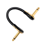 Guitar Patch Cables Right Angle 6 Inch 15 cm 1/4 Instrument Cables