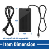 24V 7.5A Power Adapter for Fanatec Boost Kit 180 CSL DD DD Pro