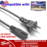 5ft AC Power Cord Cable For Samsung UN40D6000SFXZA UN46D6000SFXZA LED TV