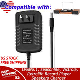 5V Adapter for LP&No.1, seasonlife, Victrola, Retrolife Record Player Speakers