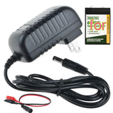 6V AC Adapter Alligator Clips For Moultrie 6-Volt MFA-13211 60007 MFHP12406
