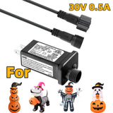 30V 0.2A LED Controller with Extension Cord for Halloween Inflatable Decorations