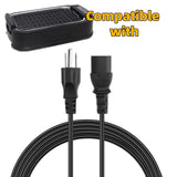 5ft AC Power Cable For PG-1500 Smokeless Electric Grill 3-prong Wire Lead