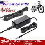 AC Adapter Charger For DUOTTS F26 Electric Bike