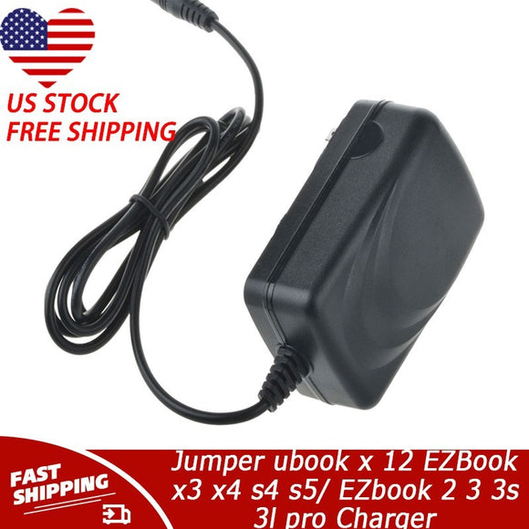 12V AC Adapter For Jumper ubook x 12 EZBook x3 x4 s4 s5/ EZbook 2 3 3s 3l pro