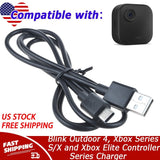 Charger for Blink Outdoor 4, Xbox Series S/X and Xbox Elite Controller Series