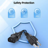 6ft AC Power Cord Cable Lead for Zojirushi NL-BAC05 5.5-Cup Micom Rice Cooker