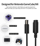 2 Pcs 6Ft NGC Controller Extension Cable Cord for Nintendo Wii/Gamecube Controll