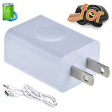 5V USBC Adapter for BOB and Brad H50 Cordless Hand Massager duskhoot White