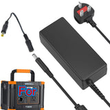 60W AC Adapter For GRECELL T300 Portable Power Station 300W (Peak 600W)