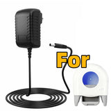 12V Charger for Fumoi Self Cleaning Litter Box Automatic Cat Litter Box Adapter