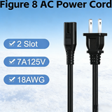 AC Power Cord for MERACH MR-2480 MR2480 Vibration Plate Exercise Machine