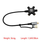 USB C to 3.5mm Audio Jack Aadpter for Samsung Galaxy S22/S21/S20,MacBook Air/Pro