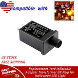 Replacement Yard Inflatable Adapter Transformer US Plug for Halloween LED Light