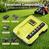 40V OP401 Dual Fast Charger for Ryobi 40V Lithium Battery Charger OP4015 OP4026