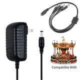 4.5V AC Adapter for Lemax 34629 44241 44242 Spooky Town Christmas Village