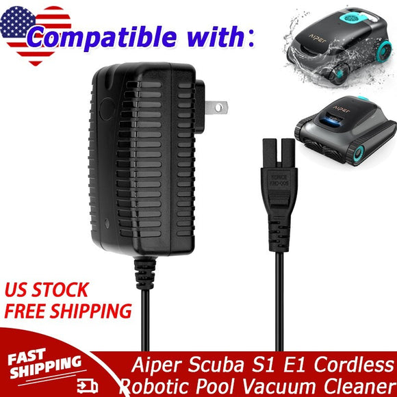 16.8V Charger for Aiper Scuba S1 E1 Cordless Robotic Pool Vacuum Cleaner