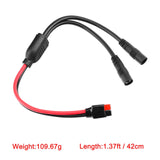 Y Branch Parallel Adapter 8mm Female to Anderson For OUPES Power Station
