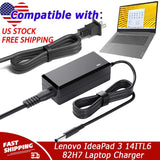 AC Adapter Charger For Lenovo IdeaPad 3 14ITL6 82H7 82H701G0US Laptop Power Cord