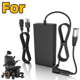 24V XLR Charger for Sunrise Q700 Q500 Q400 Q300 M Sedeo Pro Power Wheelchair