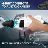 J1772 to Tesla Adapter 80A (250V)EV Charging Adapter for Model S/3/X/Y/Cybertruc