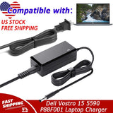 AC Adapter For Dell Vostro 15 5590 P88F001 Laptop 65W Charger Power Supply Cord
