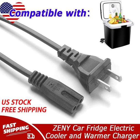 12V AC/DC Adapter For ZENY Car Fridge Electric Cooler and Warmer