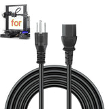 6Ft UL Cord for Creality Ender 3,Universal Replacement 3 Prong AC Power Cable