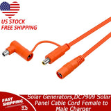 Adapter For Solar Generators,DC7909 Solar Panel Cable Cord Female to Male