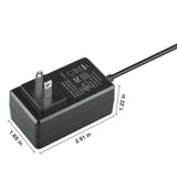 6 Feet 12V 3A Charger For  Amcrest CCTV Security Camera & 4moms mamaRoo