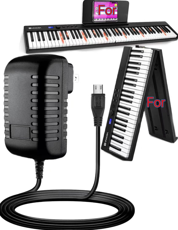 🎹 5V USB Type C AC Adapter  For Vangoa VGD882 Folding Piano Portable 88 Key