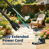 Pool Pump Power Cord 6 Feet Electrical Plug  for Hayward Pool Pump Three Prong