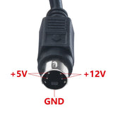 Mini 4 Pin AC Adapter Charger For Flypower SPP34-12.0/5.0-2000 Power Supply PSU