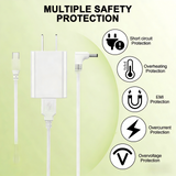 2 Pack Power Adapter for Ring Stick Up Cam Battery Plug-In 2nd/3rd Gen Pan Tilt