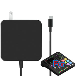 AC Adapter For Rode RODECaster Duo RCDUO Integrated Audio Production Studio