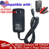 USB-C Adapter Charger Power for Wagan iOnBoost V8 TORQUE #7505 (Type-C Plug)