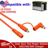 3M 8mm Extension Cable 14AWG For Goal Zero Yeti Power Station 160/240/300