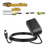 21V Battery Charger for VIVOSUN 12" Cordless String Trimmer ST-0001 Battery Char