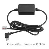 USB-C Radar Detector Cable for Uniden R3 R4 Escort MAX360 Beltronics