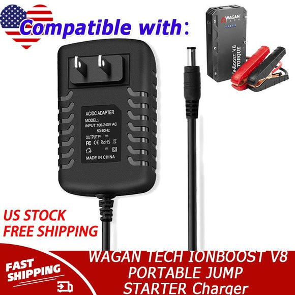 WALL Charger AC adapter for WAGAN TECH IONBOOST V8 PORTABLE JUMP STARTER # 7502